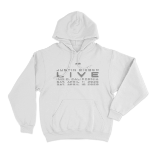 Justin Bieber Live Unisex Hoodie White