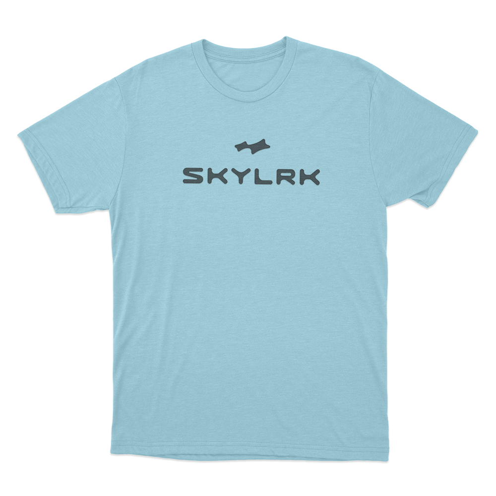 SKYLARK Unisex T Shirt Sky Blue SKYLARK Unisex T Shirt Sky Blue 1