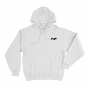 Skylrk Classical Logo Unisex Hoodie White