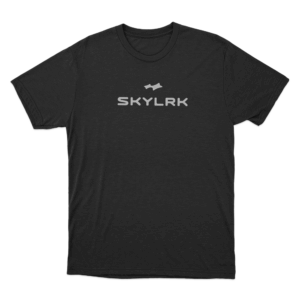 Skylrk Logo Unisex T Shirt Black 1