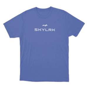 Skylrk Logo Unisex T Shirt Blue 1